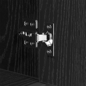 Mobile da Bagno con porta Rovere nero 35 x 37.5 x 100 cm 883593