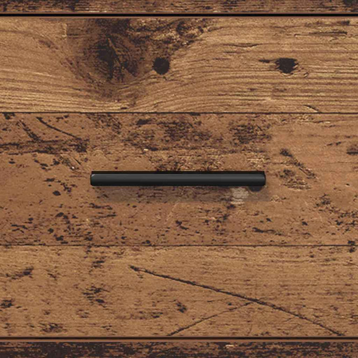 Mobile da Bagno con cassetto Legno vecchio 35 x 37.5 x 166 cm 883598