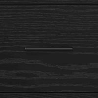 Mobile da Bagno con cassetto Rovere nero 35 x 37.5 x 166 cm 883600