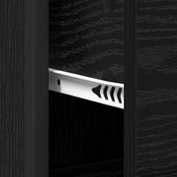 Mobile da Bagno con cassetto Rovere nero 35 x 37.5 x 166 cm 883600