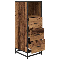 Mobile da Bagno con cassetto Legno vecchio 35 x 37.5 x 100 cm 883605