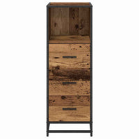 Mobile da Bagno con cassetto Legno vecchio 35 x 37.5 x 100 cm 883605