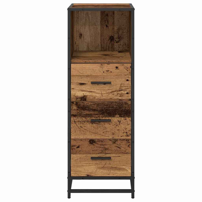 Mobile da Bagno con cassetto Legno vecchio 35 x 37.5 x 100 cm 883605