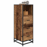 Mobile da Bagno con cassetto Legno vecchio 35 x 37.5 x 100 cm 883605
