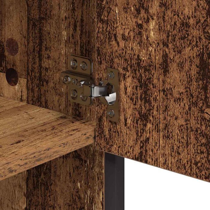 Mobiletto per specchio da bagno Legno vecchio 65 x 20 x 60 cm 883611