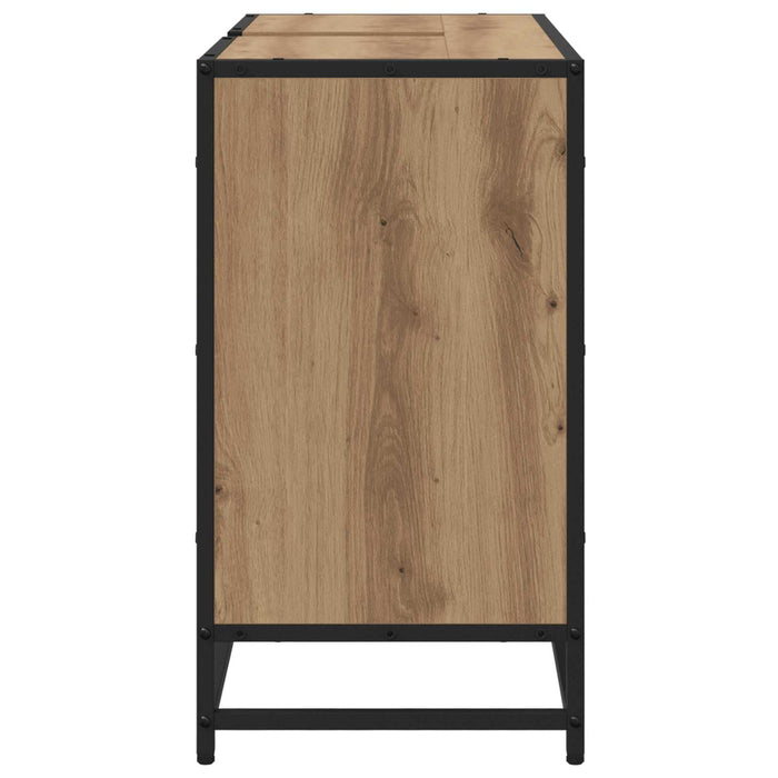 Mobile da Bagno con porta Rovere artigianale 80 x 33 x 60 cm 883638