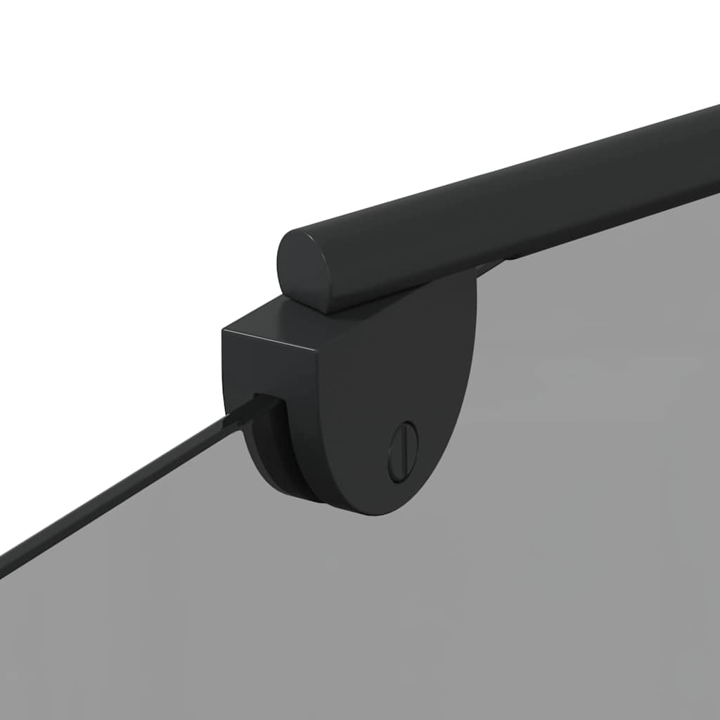 Involucro Doccia Nero 120 x 68 x 130 cm Vetro ESG e Alluminio 42018549