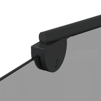 Involucro Doccia Nero 120 x 68 x 130 cm Vetro ESG e Alluminio 42018549