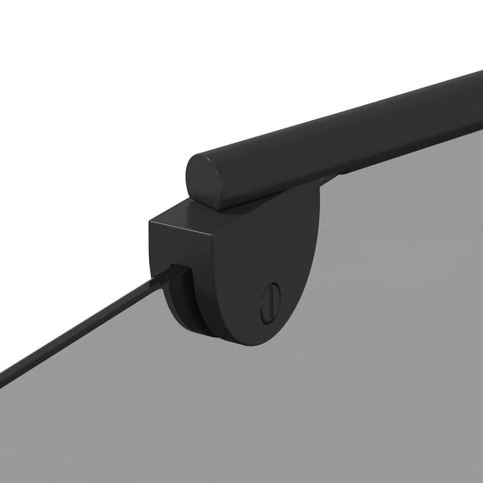 Involucro Doccia Nero 120 x 68 x 130 cm Vetro ESG e Alluminio 42018549