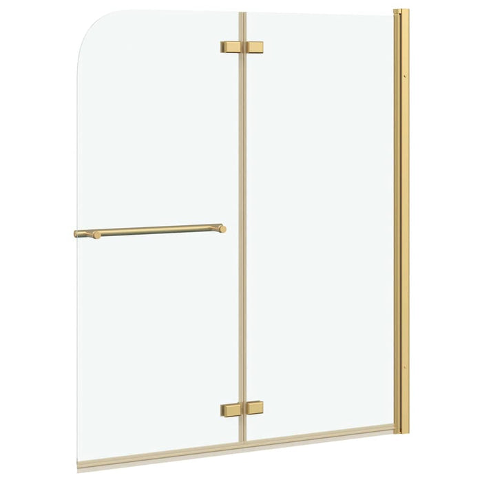 Involucro Doccia Oro 120 x 140 cm Vetro ESG e Alluminio 42018539