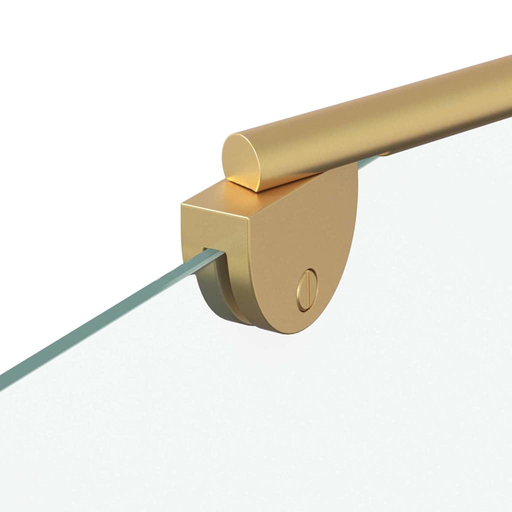 Involucro Doccia Oro 120 x 68 x 130 cm Vetro ESG e Alluminio 42018538