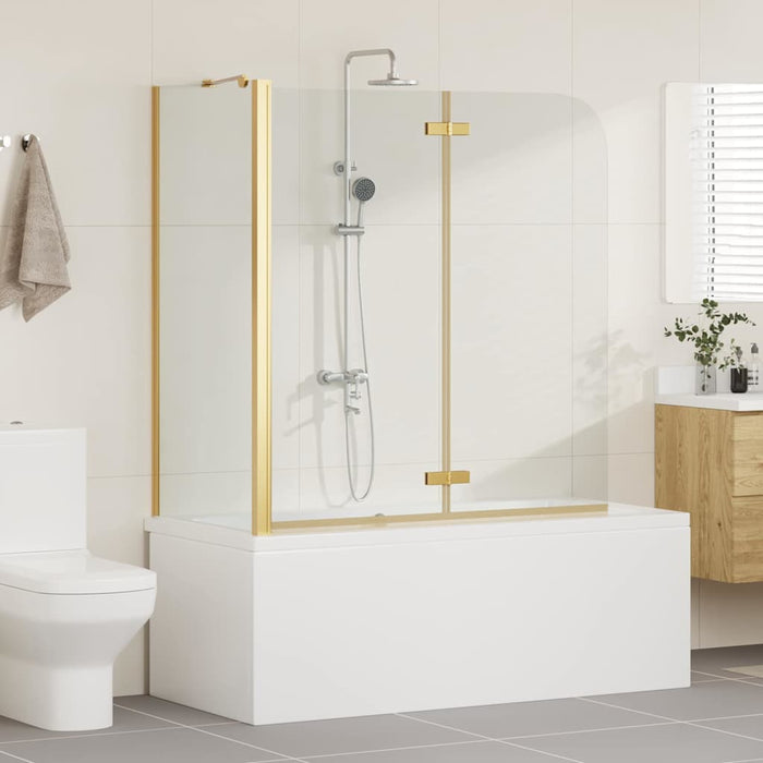 Involucro Doccia Oro 120 x 68 x 130 cm Vetro ESG e Alluminio 42018538