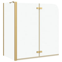 Involucro Doccia Oro 120 x 68 x 130 cm Vetro ESG e Alluminio 42018538