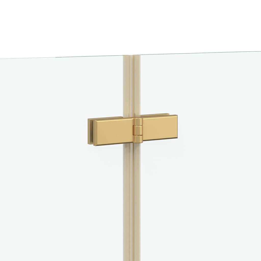 Involucro Doccia Oro 95 x 140 cm Vetro ESG e Alluminio 42018540