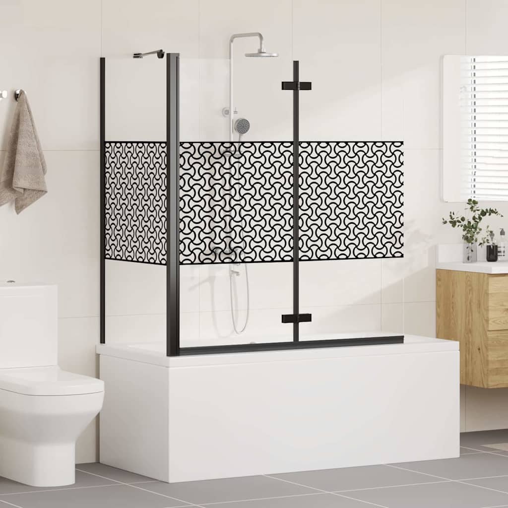 Chiusura per Bagno Geometrico Nero 120 x 67 x 129 cm 42018551