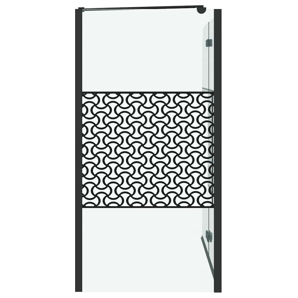 Chiusura per Bagno Geometrico Nero 120 x 67 x 129 cm 42018551