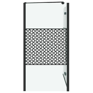 Chiusura per Bagno Geometrico Nero 120 x 67 x 129 cm 42018551