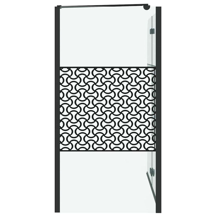 Chiusura per Bagno Geometrico Nero 120 x 67 x 129 cm 42018551