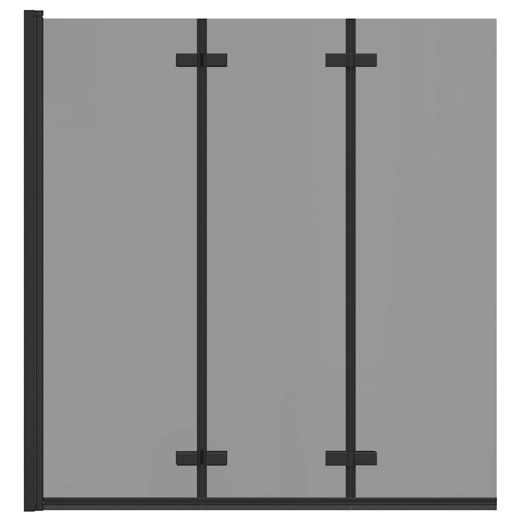 Involucro Doccia Nero 130 x 138 cm Vetro ESG e Alluminio 42018550