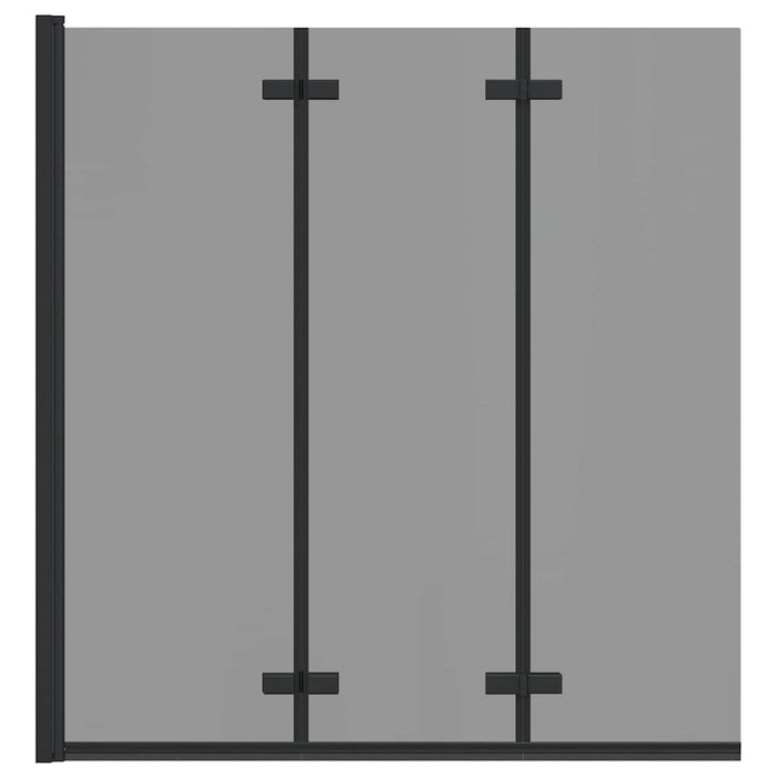 Involucro Doccia Nero 130 x 138 cm Vetro ESG e Alluminio 42018550