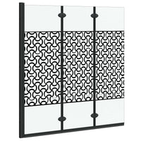 Involucro Doccia Nero e trasparente 130 x 130 cm vetro temperato 42018552