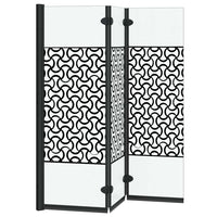 Involucro Doccia Nero e trasparente 130 x 130 cm vetro temperato 42018552