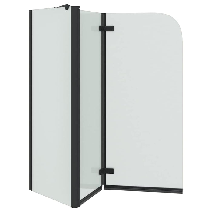 Involucro Doccia Nero 120 x 68 x 130 cm Vetro ESG e Alluminio 42018547