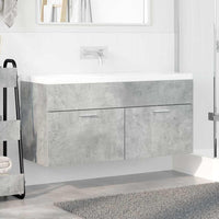 Armadio sottolavello Grigio cemento 38,5 x 100 x 46 cm 880438