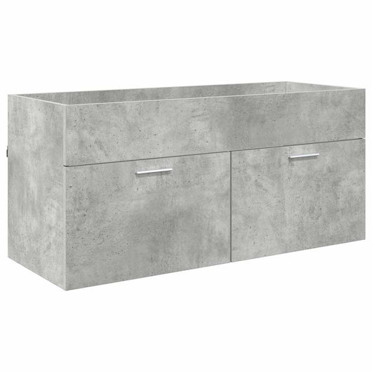 Armadio sottolavello Grigio cemento 38,5 x 100 x 46 cm 880438