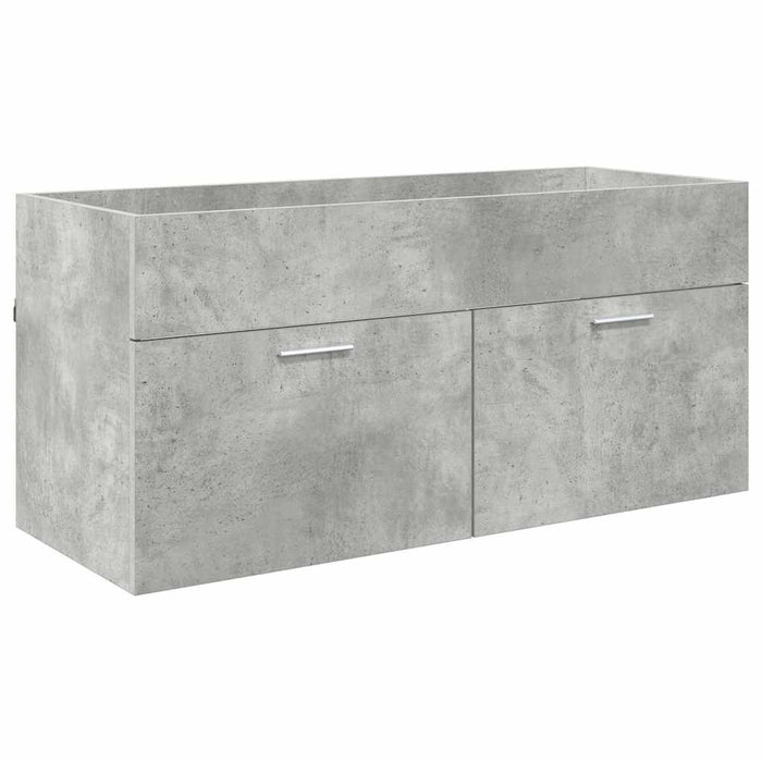 Armadio sottolavello Grigio cemento 38,5 x 100 x 46 cm 880438