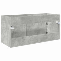 Armadio sottolavello Grigio cemento 38,5 x 100 x 46 cm 880438