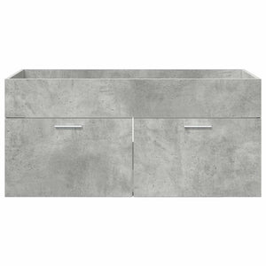 Armadio sottolavello Grigio cemento 38,5 x 100 x 46 cm 880438