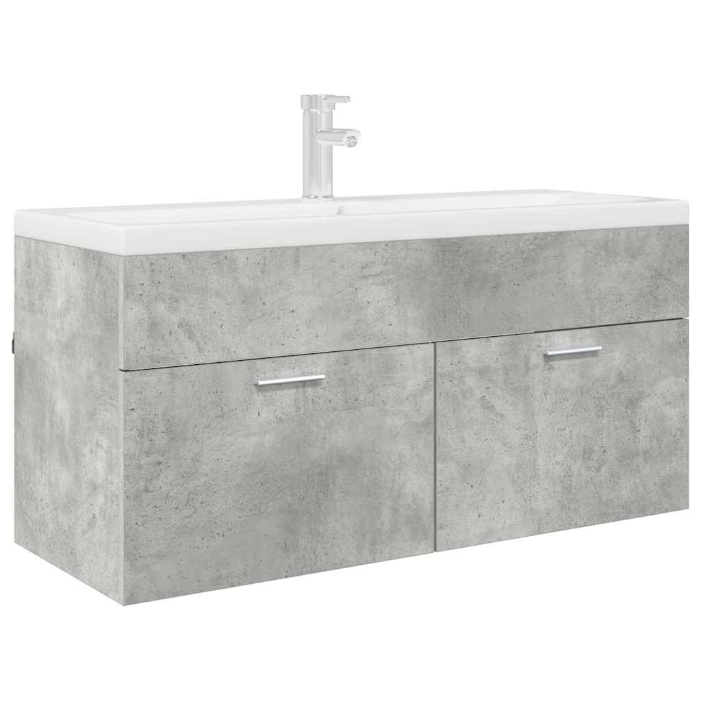 Armadio sottolavello Grigio cemento 38,5 x 100 x 46 cm 880438