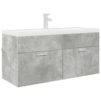 Armadio sottolavello Grigio cemento 38,5 x 100 x 46 cm 880438