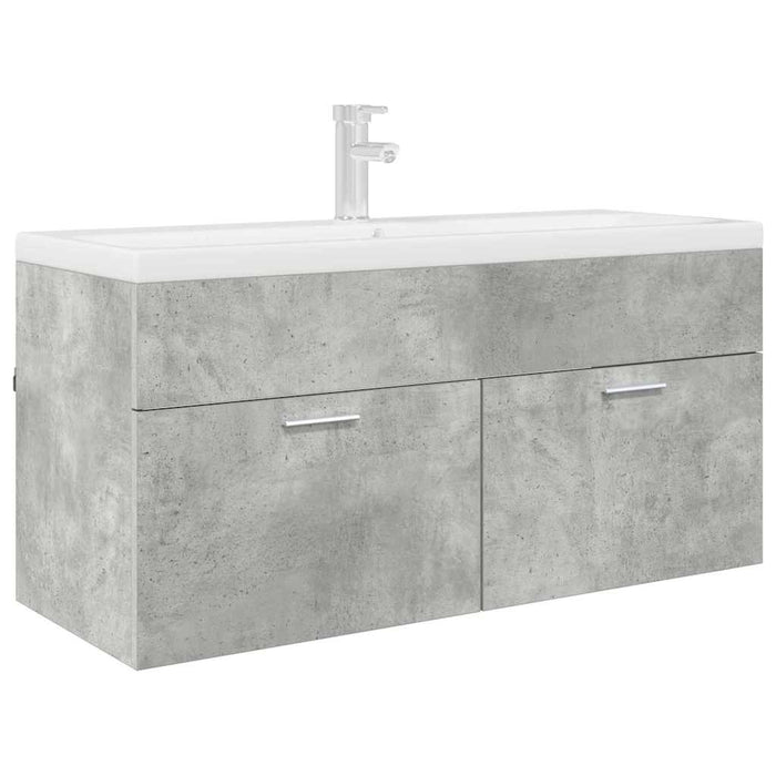 Armadio sottolavello Grigio cemento 38,5 x 100 x 46 cm 880438