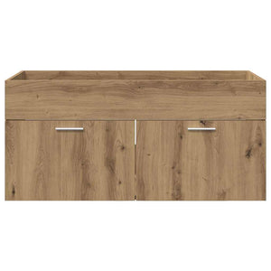 Armadio sottolavello Rovere artigianale 38,5 x 100 x 46 cm 880442