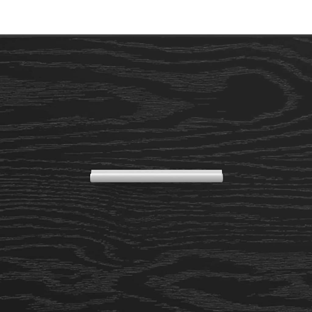 Armadio sottolavello con porta Rovere Nero 38,5 x 100 x 46 cm 880443