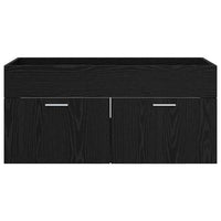 Armadio sottolavello con porta Rovere Nero 38,5 x 100 x 46 cm 880443