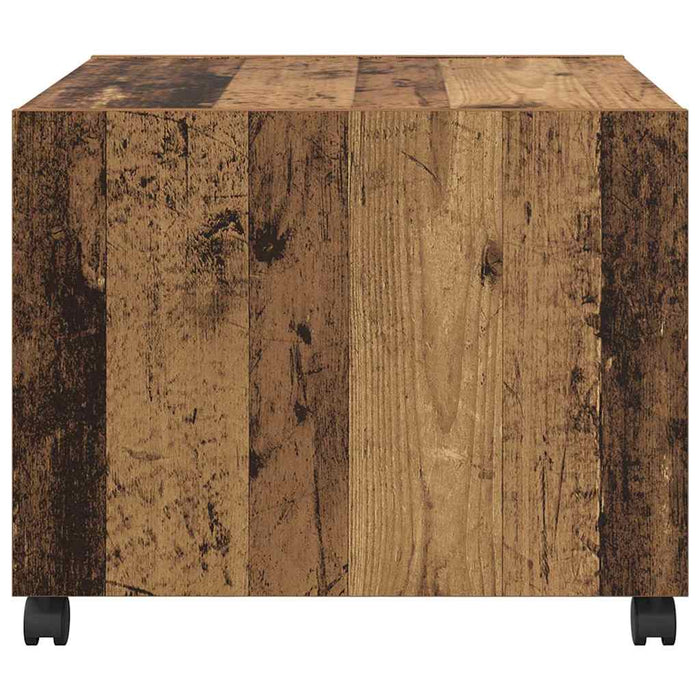 Tavolino da salotto con cassetto Legno vecchio 55 x 55 x 45 cm 880468