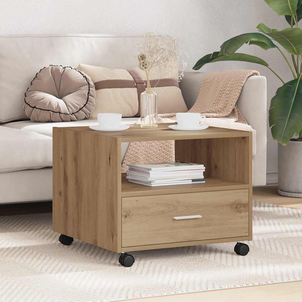 Tavolino da salotto rovere artigianale 55 x 55 x 45 cm 880469