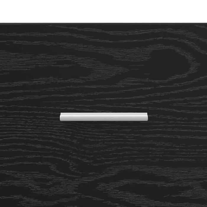 Tavolino da salotto con cassetto Rovere nero 55 x 55 x 45 cm 880470