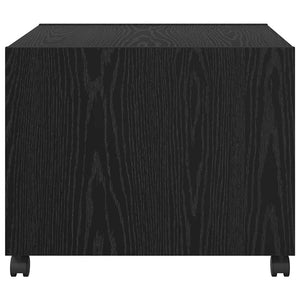 Tavolino da salotto con cassetto Rovere nero 55 x 55 x 45 cm 880470