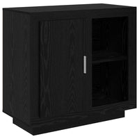 Credenza Rovere nero 40 x 80 x 75 cm Legno multistrato 880536