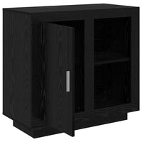 Credenza Rovere nero 40 x 80 x 75 cm Legno multistrato 880536