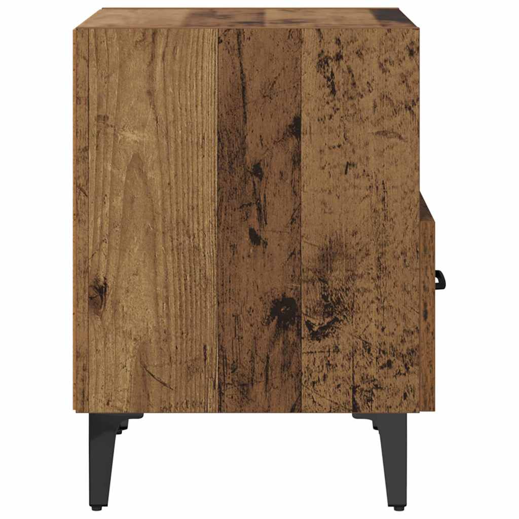 Armadio da Notte con cassetto Legno vecchio 40 x 35 x 47,5 cm 880597