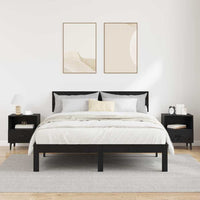 Armadio da Notte 2 pcs Rovere nero 40 x 35 x 47,5 cm 880602