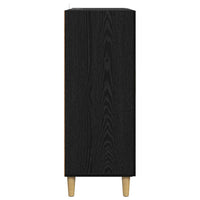 Credenza Rovere Nero 70 x 34 x 90 cm Legno multistrato 880627