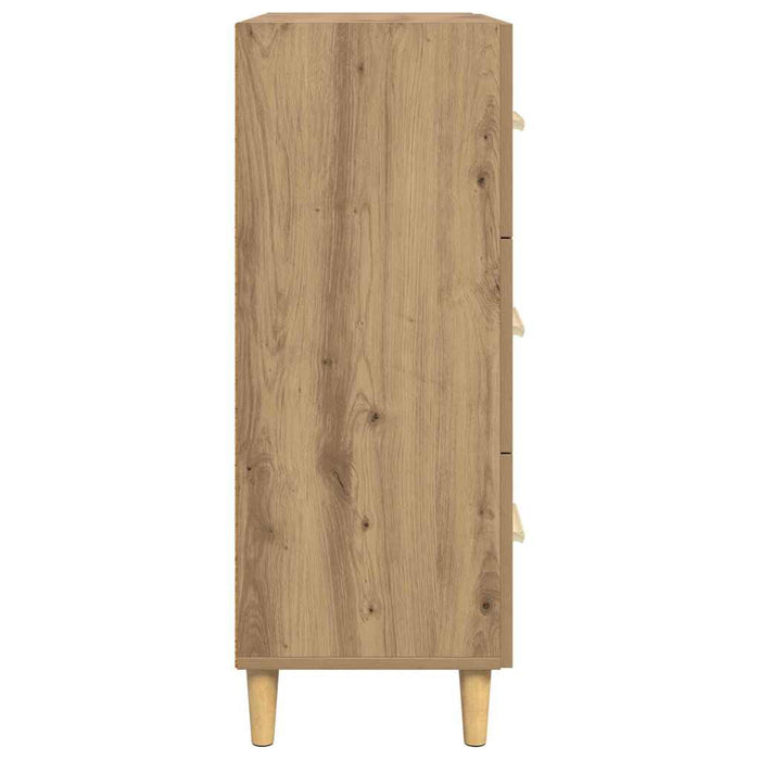 Credenza rovere artigianale 34 x 69.5 x 90 cm Legno multistrato 880635