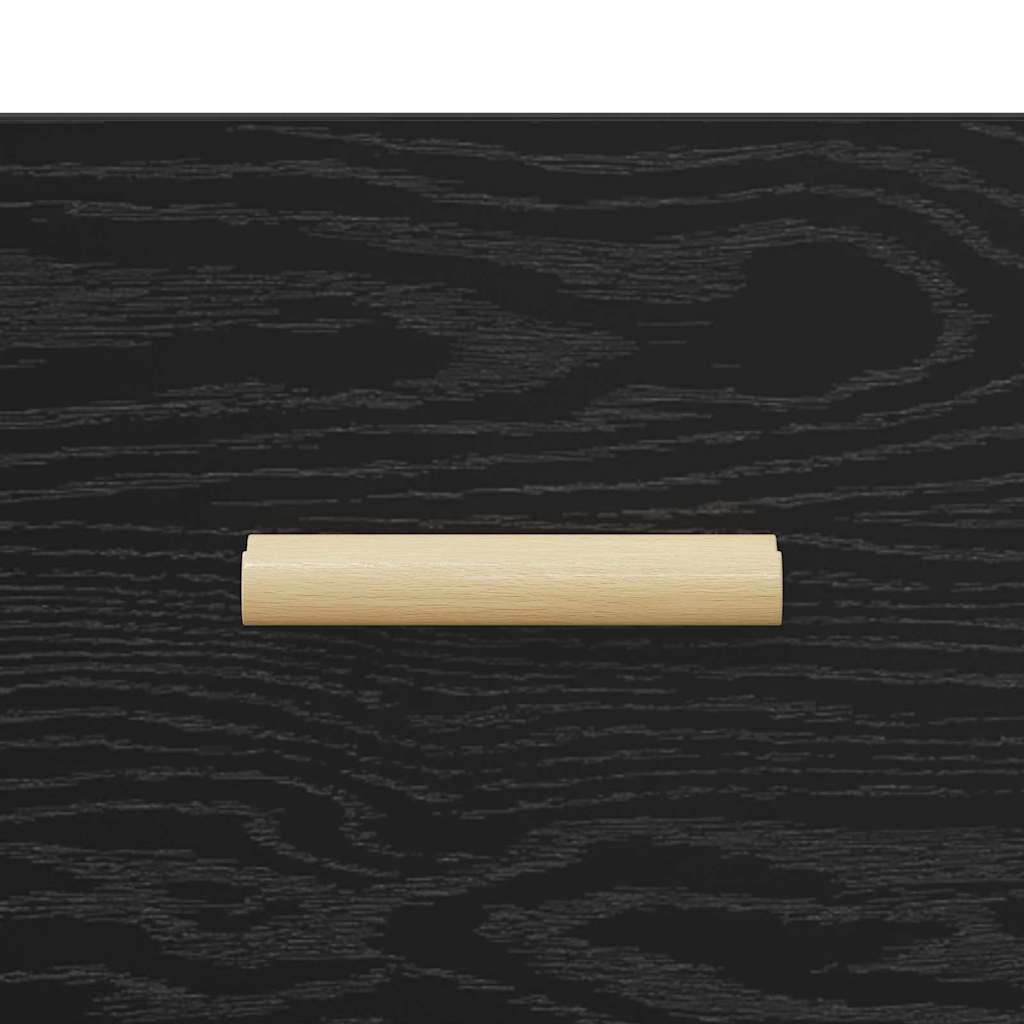 Credenza Rovere nero 34 x 69.5 x 90 cm Legno multistrato 880636