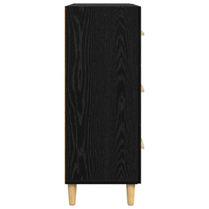 Credenza Rovere nero 34 x 69.5 x 90 cm Legno multistrato 880636